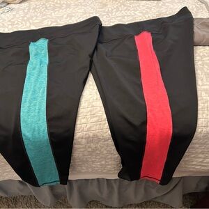 Ideology Charcoal Activewear leggings- Set of 2 for $16